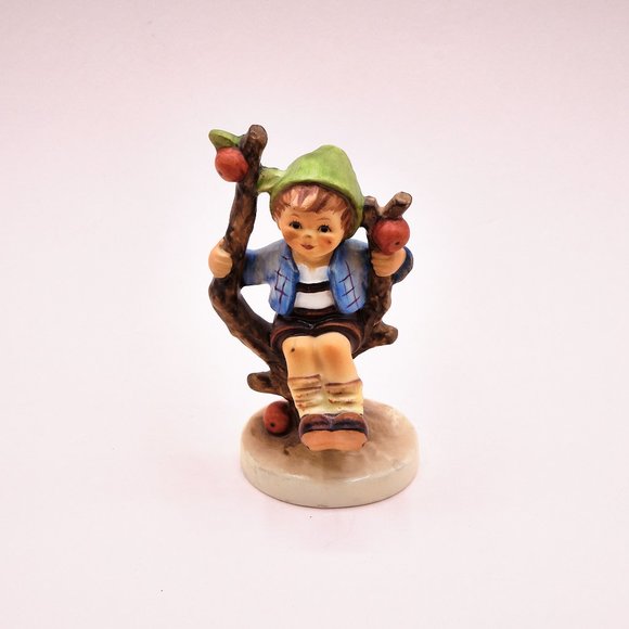 Hummel Figurine, Boy in Apple Tree, Vintage Collectibles, West Germany - Picture 8 of 10